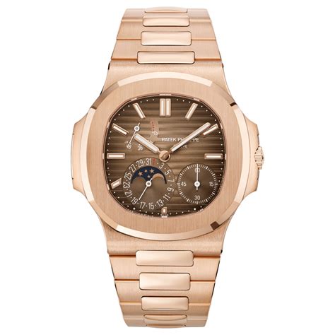 patek philippe nautilus moon phase rose gold watch 5712/1r-001 5712/1r|Patek Philippe Nautilus 5712/1R.